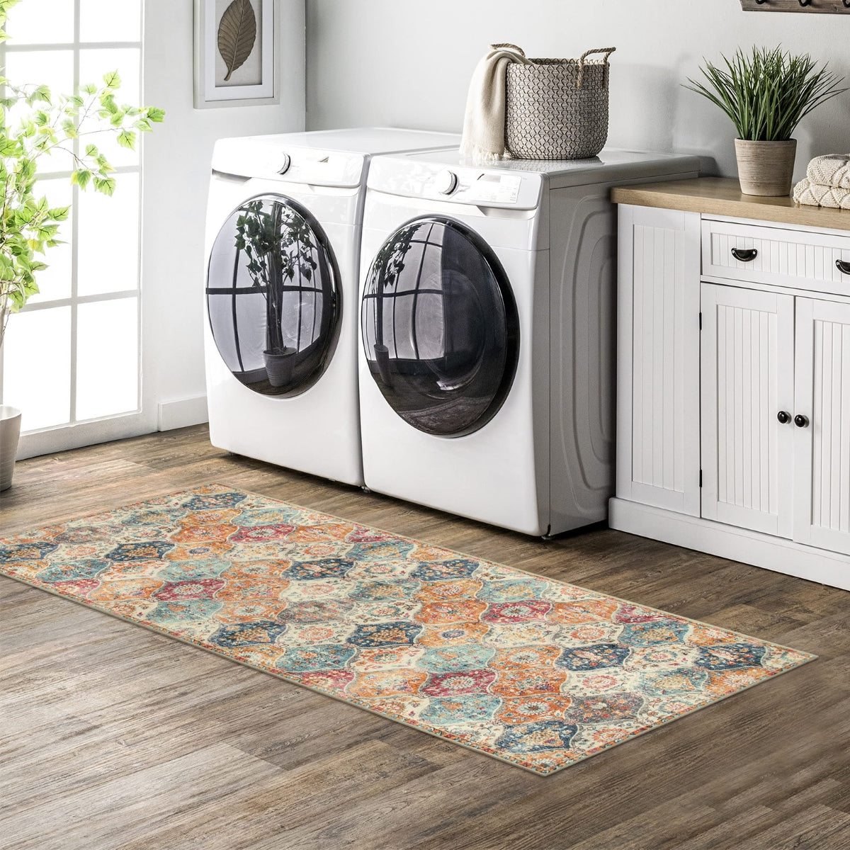 RUG CLEANER Moroccan Trellis Cream/Multi Carpets